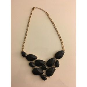 Black Jewled Necklace